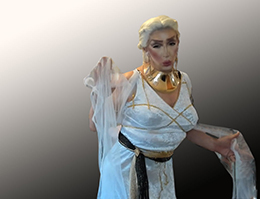 Pic of Beautiful Transgender Girl Modeling Inspired By Daenerys